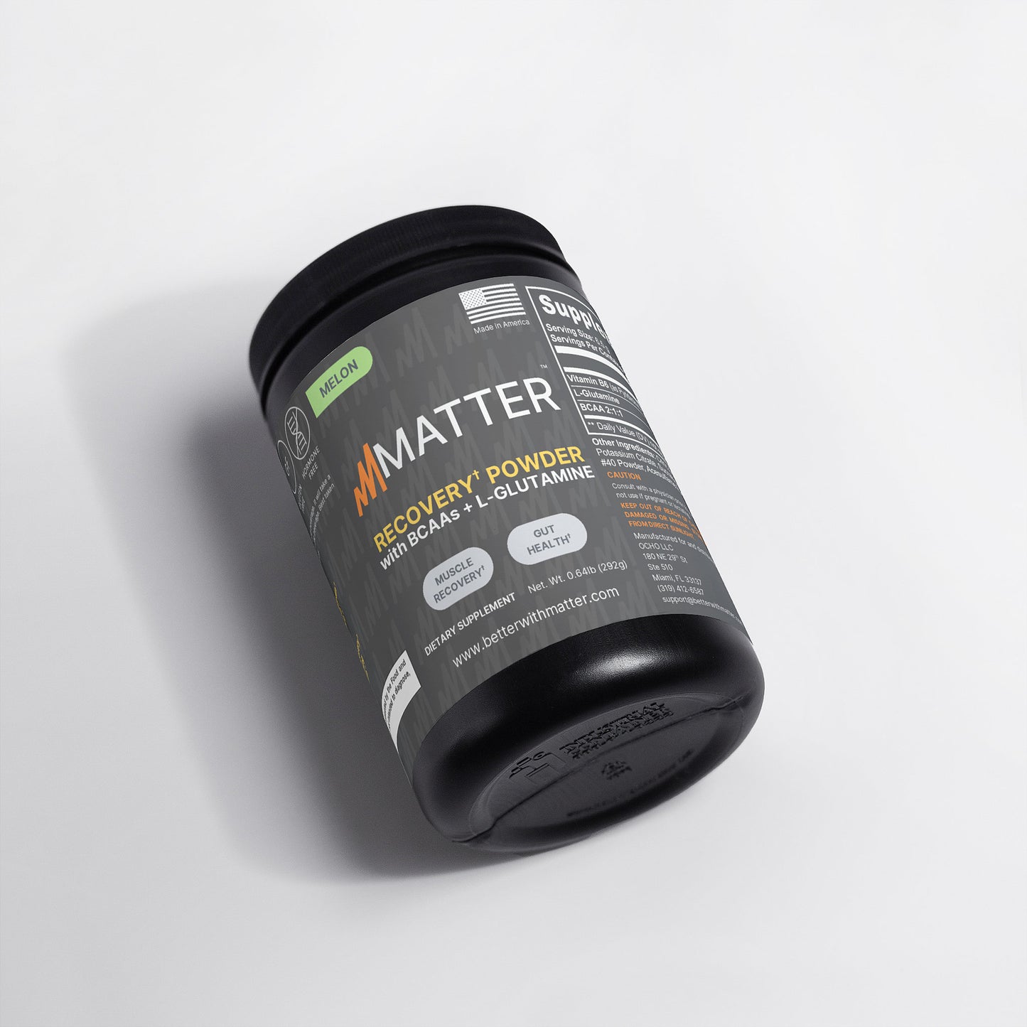 RECOVERY POWDER (with BCAAs + L-Glutamine) (Melon)